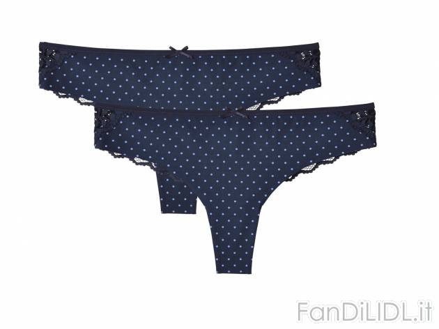 Slip brasiliani con pizzo, 2 pezzi , prezzo 4.99 &#8364;