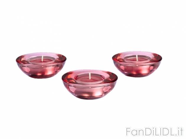 Portalumini in vetro Melinera, prezzo 1,99 &#8364; per Alla confezione 
- 3 ...