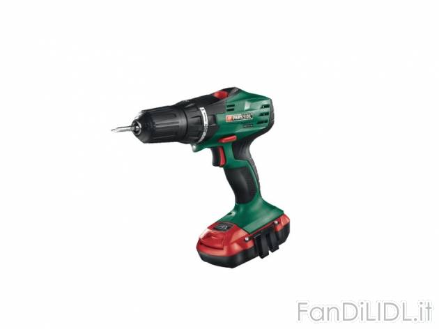 Trapano avvitatore ricaricabile Parkside, prezzo 59,00 &#8364; per Alla confezione ...
