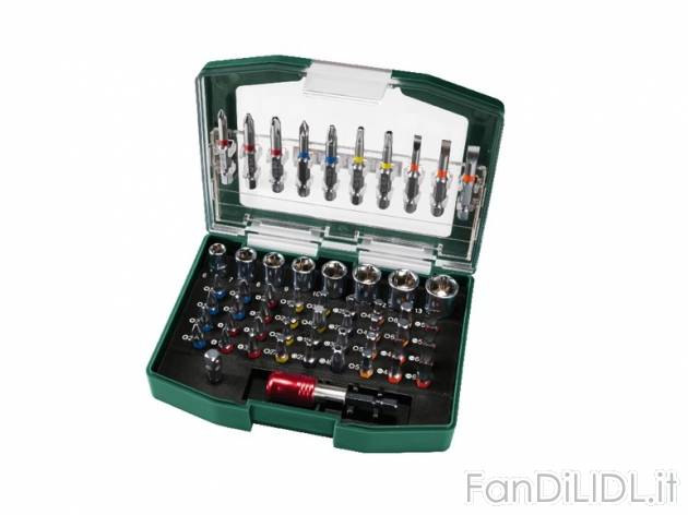Set punte e bit, 71 o 56 pezzi Parkside, prezzo 14,99 &#8364; per Al set 
- ...