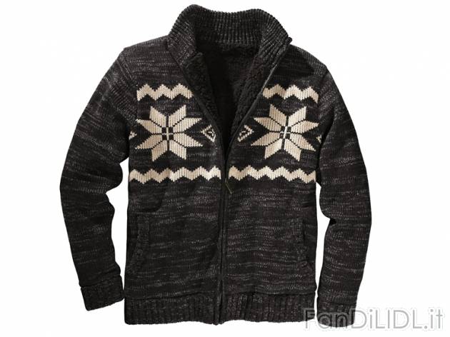 Cardigan da uomo Livergy, prezzo 19,99 &#8364; per Alla confezione 
- Con calda ...