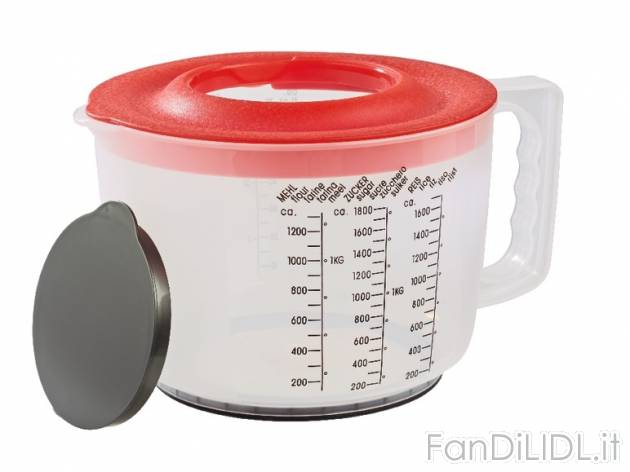 Caraffa graduata con coperchio Ernesto, prezzo 2,99 &#8364; per Alla confezione ...