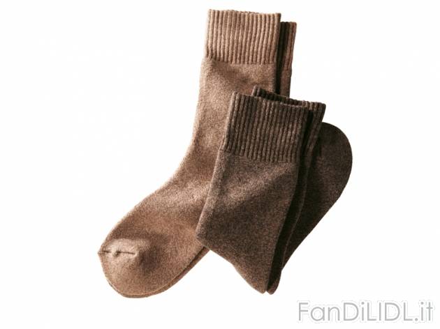 Calze da uomo Livergy, prezzo 2,99 &#8364; per Alla confezione 
- Felpate, ...