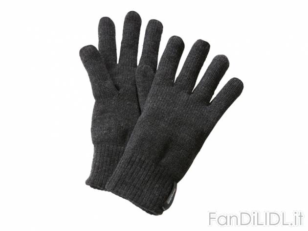 Guanti da uomo Livergy, prezzo 5,99 &#8364; per Alla confezione 
- Piacevolmente ...