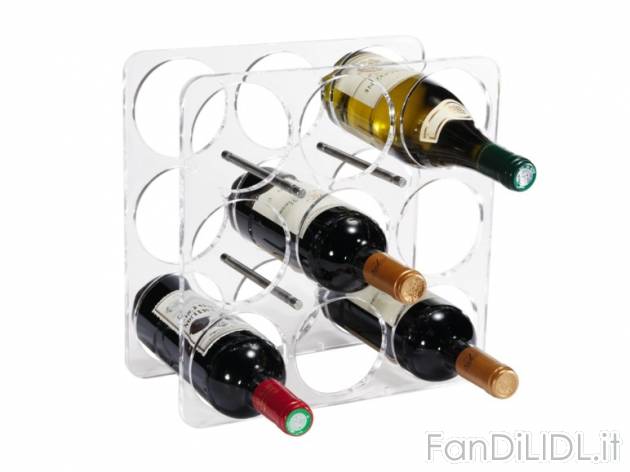 Scaffale portabottiglie , prezzo 9,99 &#8364; per Alla confezione 
- Per 9 bottiglie ...