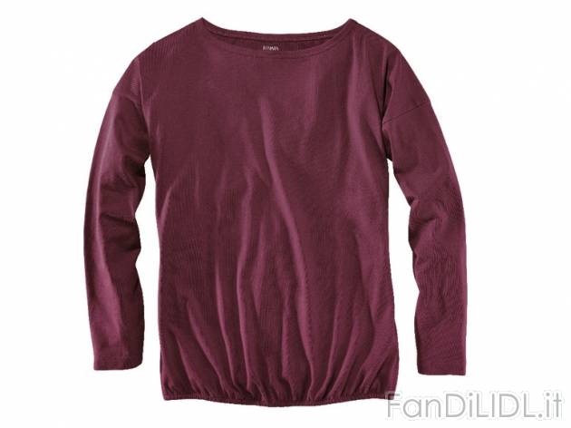Maglia da donna con bordo elastico Esmara, prezzo 4,99 &#8364; per Alla confezione ...