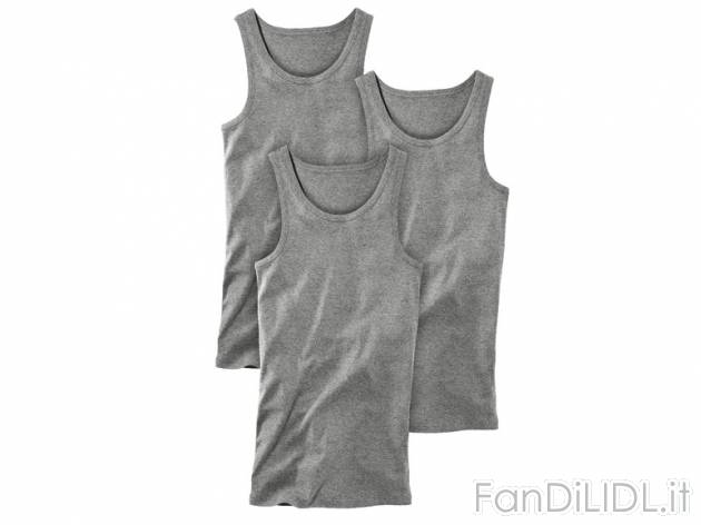 Canotta da uomo Livergy, prezzo 7,99 &#8364; per Alla confezione 
- Materiale: ...