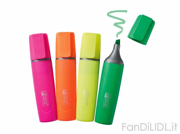Evidenziatori , prezzo 0.99 &#8364;
