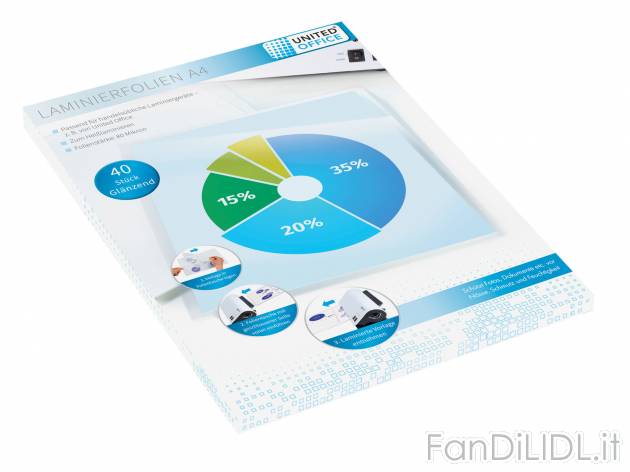 Fogli per plastificatore A4 o A5 + 10x15 cm , prezzo 2.99 &#8364; 
- Per plastificare ...
