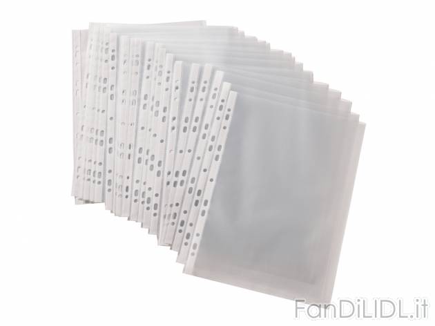 Buste trasparenti A4 , prezzo 1.49 &#8364; 
- Con fori universali e rinforzo ...