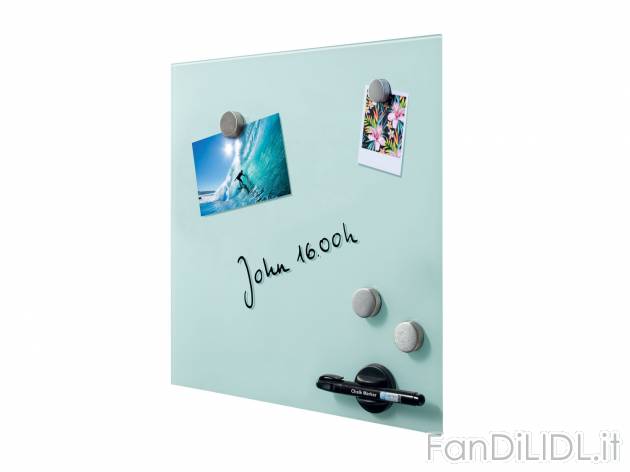 Lavagna magnetica in vetro , prezzo 9.99 &#8364; 
- Superficie scrivibile - ...