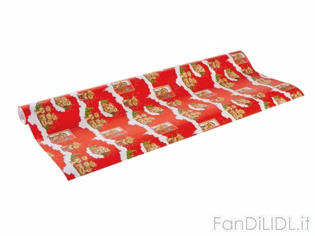 Rotolo carta da regalo, 1000 x 70 cm Melinera, prezzo 1,49 &#8364; per Alla ...