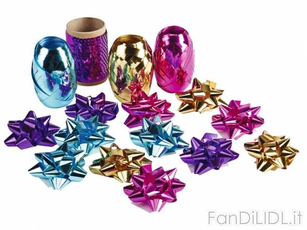 Set nastro e fiocchi per pacchi regalo Melinera, prezzo 1,99 &#8364; per Alla ...
