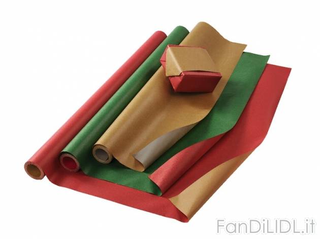 Carta da pacchi bicolore, 10 m x 70 cm Melinera, prezzo 1,99 &#8364; per Alla ...