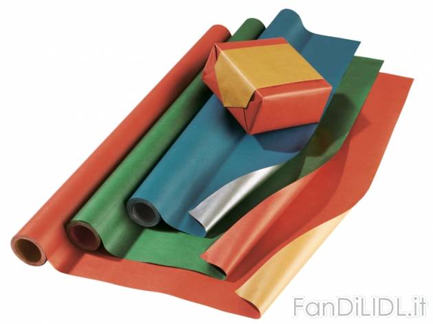 Carta da pacchi bicolore 10 m x 70 cm Melinera, prezzo 1,99 &#8364; per Alla ...