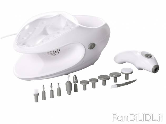 Set manicure/pedicure Sanitas, prezzo 24,99 &#8364; per Al set 
- Spia di controllo ...
