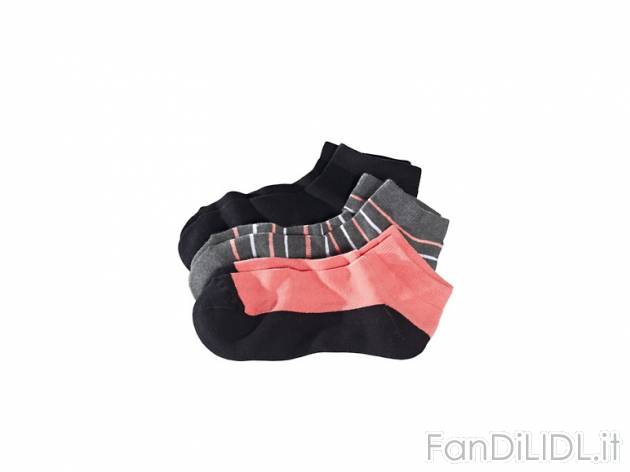 Calzini da donna, 3 paia Crivit, prezzo 2,99 &#8364; per Alla confezione 
- ...