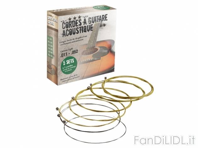 Set corde di ricambio per chitarra , prezzo 9,99 &#8364; per Al set 
- Corde ...