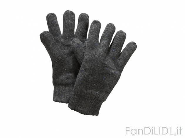 Guanti da uomo Livergy, prezzo 5,99 &#8364; per Alla confezione 
- Ottimo isolamento ...