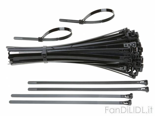 Fascette fermacavo , prezzo 3.99 &#8364;  
-  Riutilizzabili