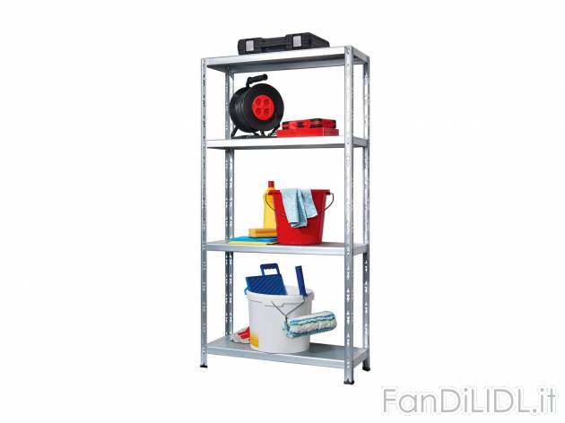 Scaffale a 4 ripiani , prezzo 19.99 &#8364; 
- Robusta costruzione in acciaio ...