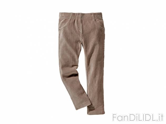 Jeggings da bambina Lupilu, prezzo 5,99 &#8364; per Alla confezione 
- Misure: ...
