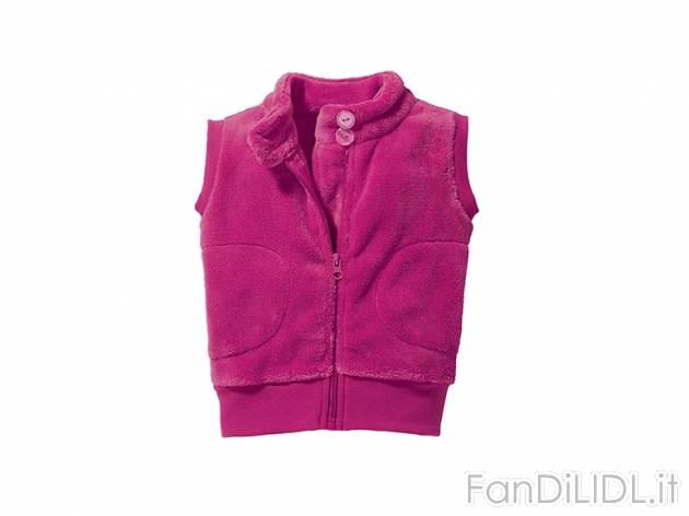 Gilet in pile da bambina Lupilu, prezzo 5,99 &#8364; per Alla confezione 
- ...