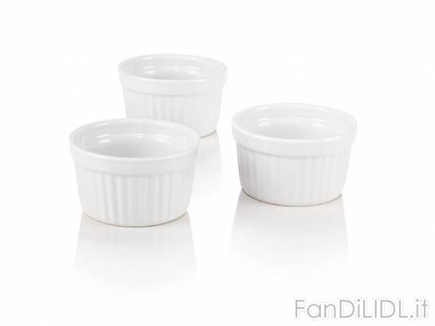 Pirofila, stampi per soufflé/ crème brûlée Ernesto, prezzo 4,99 &#8364; ...