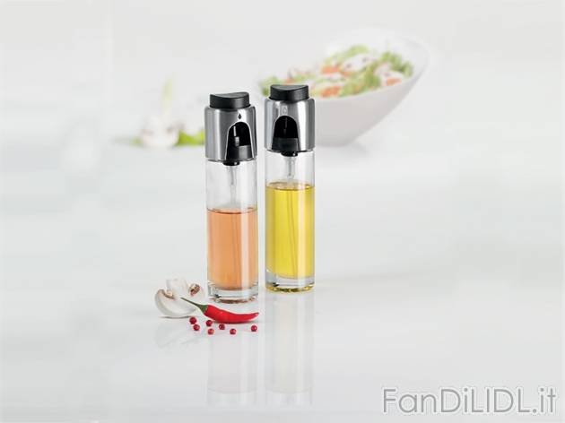 Set spruzzatori per olio e aceto Ernesto, prezzo 5,99 &#8364; per Al set 
- ...