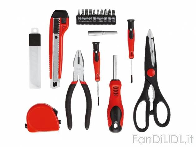 Set attrezzi Powerfix, prezzo 7,99 &#8364; per Al set 
- Contenuto: - 1 prolunga ...