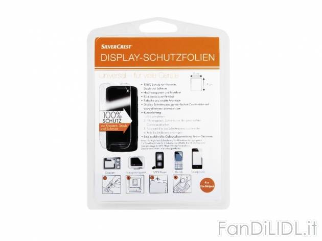Pellicola protettiva per smartphone Silvercrest, prezzo 2,99 &#8364; per Alla ...