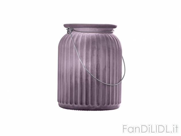 Vaso o portalumino di vetro, 1 o 2 pezzi , prezzo 4.99 &#8364; 
- In vetro ...