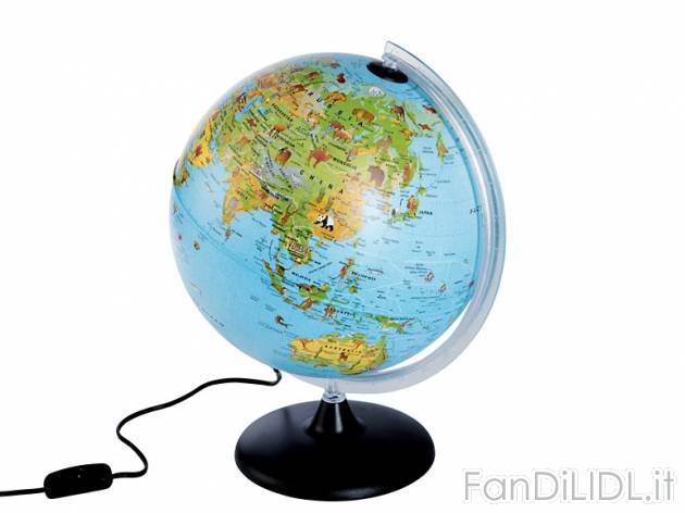 Mappamondo luminoso 30cm Melinera, prezzo 15,99 &#8364; per Alla confezione ...