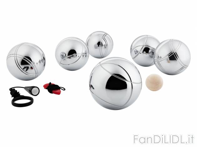 Set bocce , prezzo 12.99 &#8364; 
- 6 bocce in acciaio (&#248; ca. 73 mm)
- ...