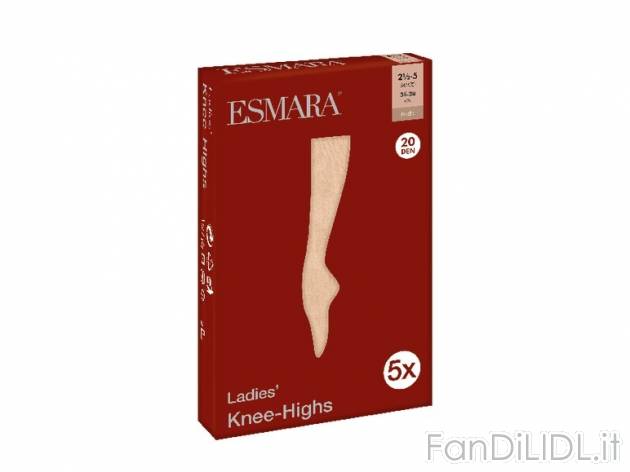 Gambaletti da donna 20 DEN Esmara, prezzo 1,99 &#8364; per Alla confezione 
- ...