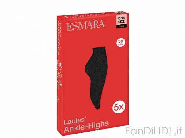 Calze velate da donna 20 DEN Esmara, prezzo 1,99 &#8364; per Alla confezione ...