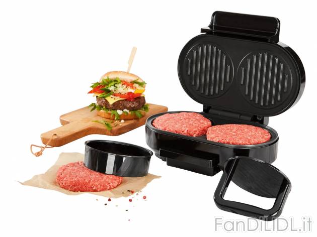 Piastra per hamburger , prezzo 17.99 &#8364; 
- Per preparare 2 hamburger contemporaneamente
- ...