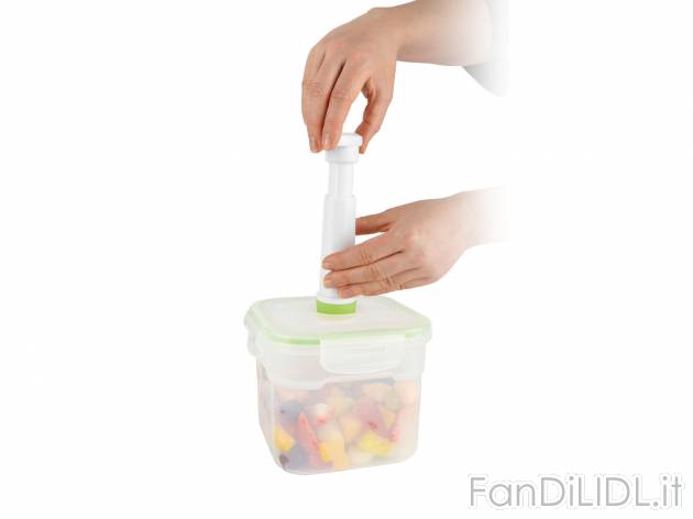 Contenitori salvafreschezza con pompa per sottovuoto , prezzo 9.99 &#8364; 
- ...