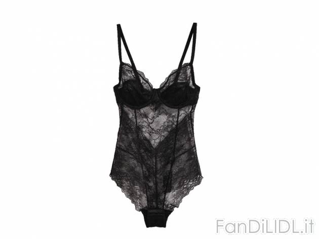 Body da donna in pizzo Jolinesse, prezzo 6,99 &#8364; per Alla confezione 
- ...