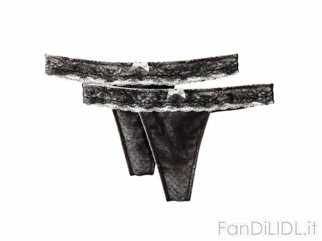 Perizoma in pizzo Jolinesse, prezzo 4,99 &#8364; per Alla confezione 
- Misure: ...