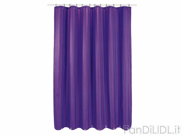 Tenda per doccia 180 x 200 cm Miomare, prezzo 6,99 &#8364; per Alla confezione ...