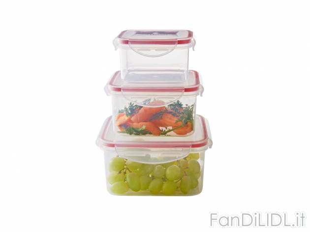 Set contenitori salvafreschezza, 3 pezzi , prezzo 2.99 &#8364; 
- Coperchio ...