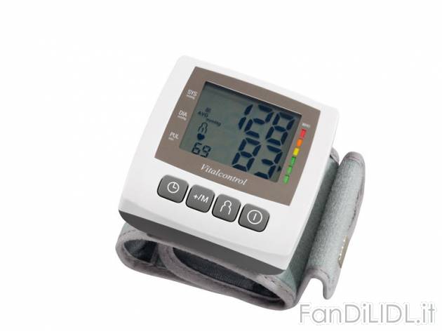 Misuratore di pressione da polso Sanitas, prezzo 9,99 &#8364; per Alla confezione ...