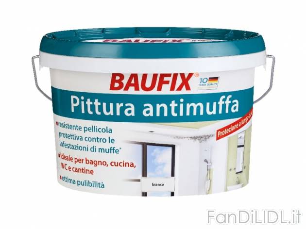 Pittura antimuffa , prezzo 7,99 &#8364; per Alla confezione 
- Ideale per bagno, ...