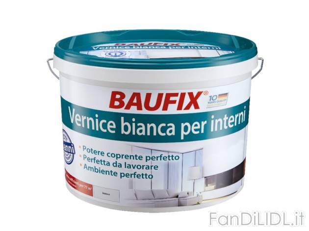 Vernice bianca per interni , prezzo 17,99 &#8364; per Alla confezione 
- Elevato ...