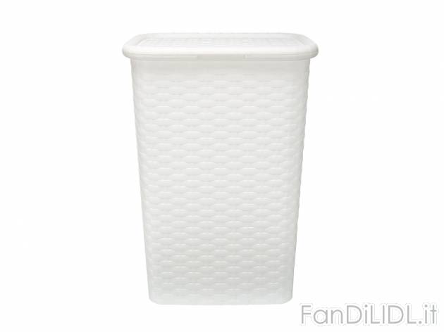 Cesto portabiancheria con coperchio, 53 L , prezzo 8.99 &#8364; 
- Ca. 43 x ...