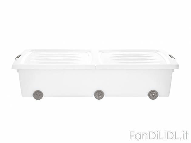 Contenitore sottoletto con rotelle, 52 L , prezzo 11.99 &#8364; 
- Coperchio ...