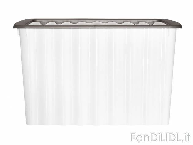 Box con coperchio, 58 L , prezzo 7.99 &#8364;  
-  ca. 59 x 35 x 39 cm