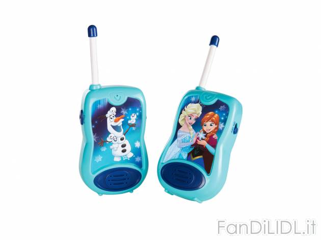 Walkie-talkies Spiderman, Frozen, Cars , prezzo 12.99 &#8364; 
- Portata in ...