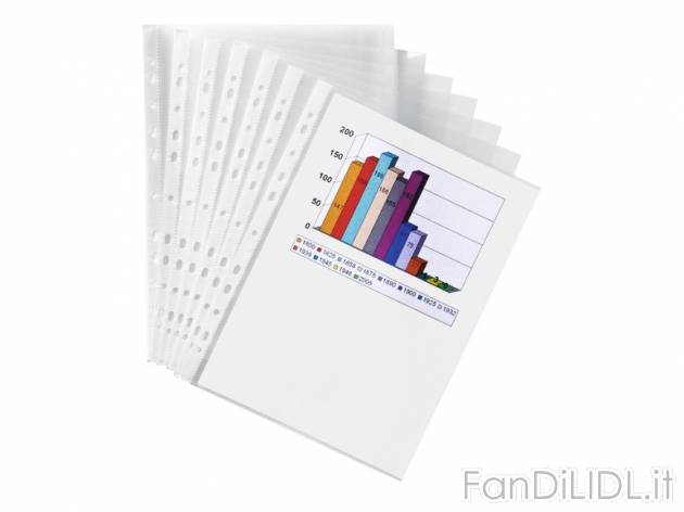 Buste trasparenti A4 United Office, prezzo 1,49 &#8364; per Alla confezione ...